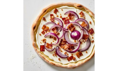 Flammkuchen - Alsaský cibulový koláč