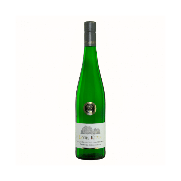 Mosel-Louis-Klein-Riesling-Spätlese-trocken-Trabener-Würzgarten-moselská vína-wine-bílé víno ryzlink.png